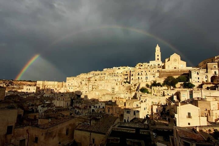English Matera Tour included entrances Cave House and RockChurch.