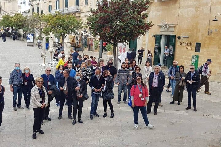 English Matera Tour included entrances Cave House and RockChurch.