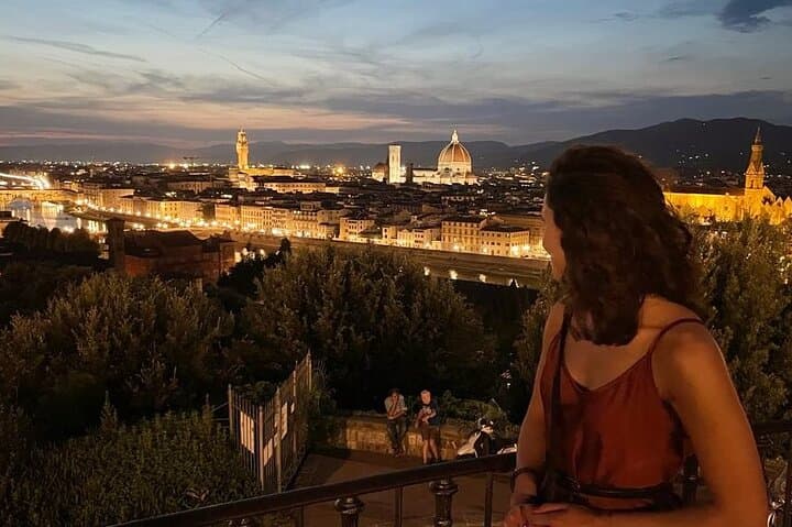 View from Piazzale Michelangelo by night