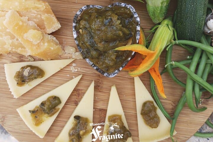 Cheese and jam tasting