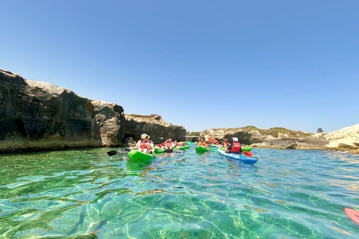 Kayak and canoe tour to Roca Vecchia and La Grotta della Poesia