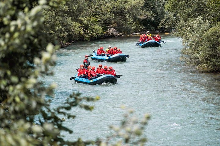 Rafting Family on the river Noce in Val di Sole - Trentino - Italy