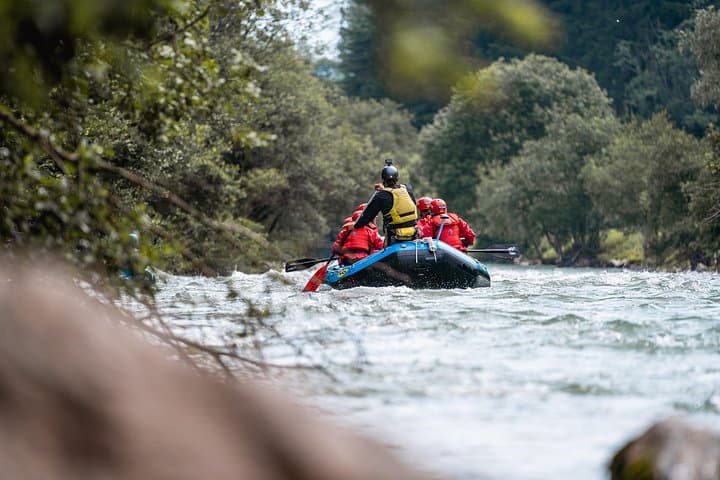 Rafting Family on the river Noce in Val di Sole - Trentino - Italy