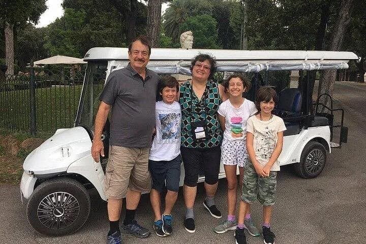 Rome Golf Cart Tour from Villa Borghese Gardens