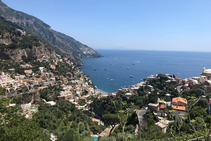 Positano from hills