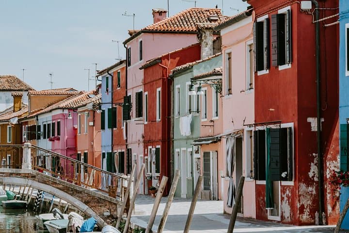 The colored houses of Burano