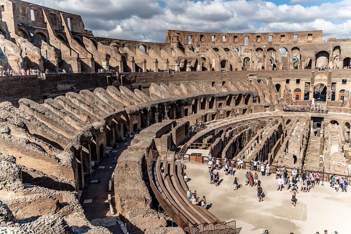 View of the arena