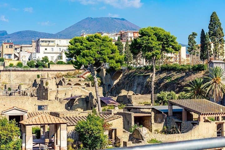Pompeii & Herculaneum Full-Day Tour with Entrance Fees and Lunch