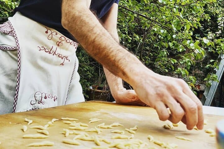 Genoese cooking lesson in the with lunch in the terrace