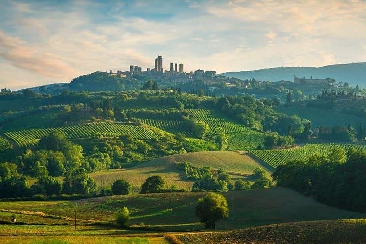 San Gimignano from a distance
