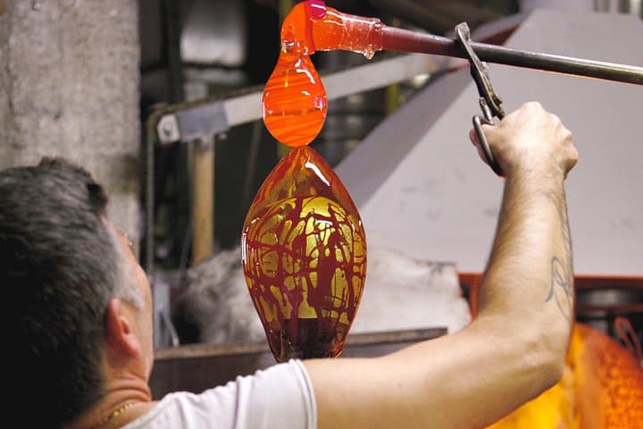Glass Blowing Live Demo, Showroom visit and Artistic Glass gift!