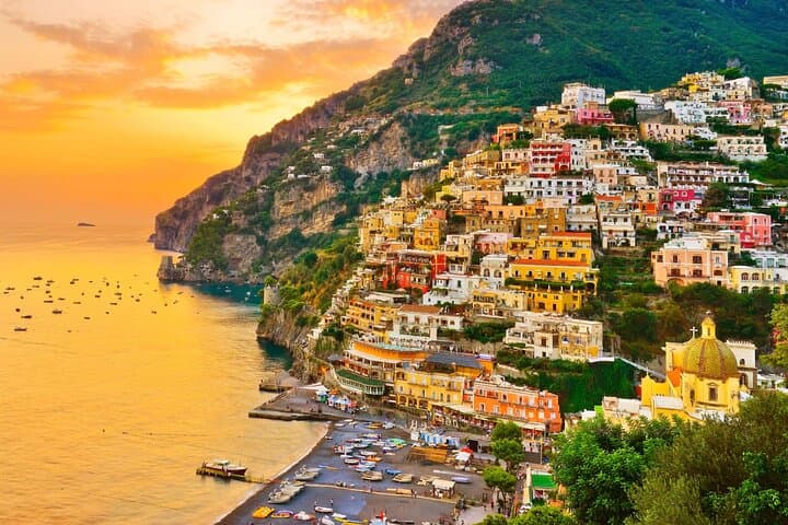 Positano Sunset Boat Tour with Snorkeling