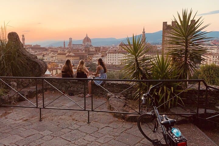 Sunset Bike tour of Florence &Rose Garden & Piazzale Michelangelo