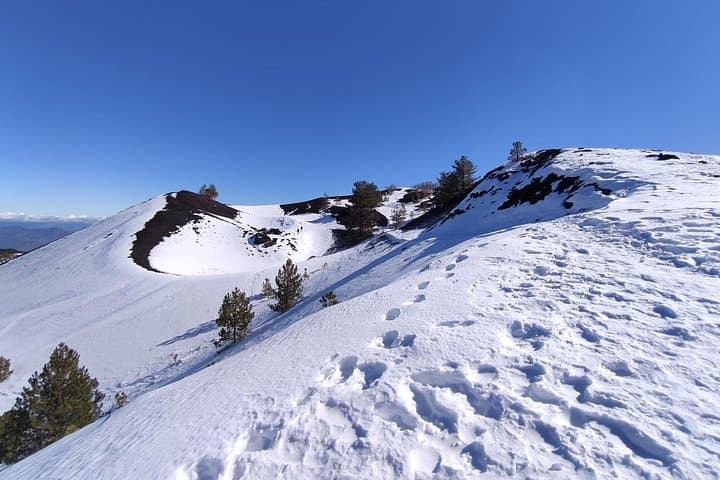Craters Sartorius Mountains, in winter