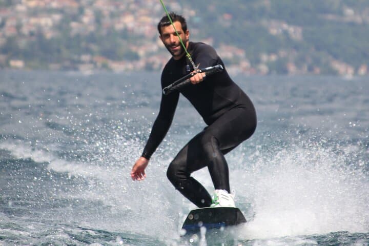 Wakeboard and Wakesurf on Lake Como with Mastercraft Boat
