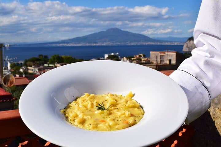 Gourmet Italian Dinner with Views of the Sorrento Coast