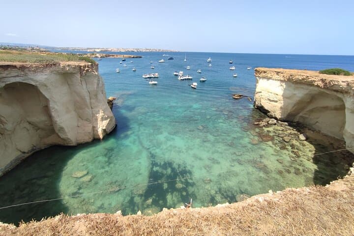 3 Hours Private Boat Tour of Syracuse and Ortigia with skipper