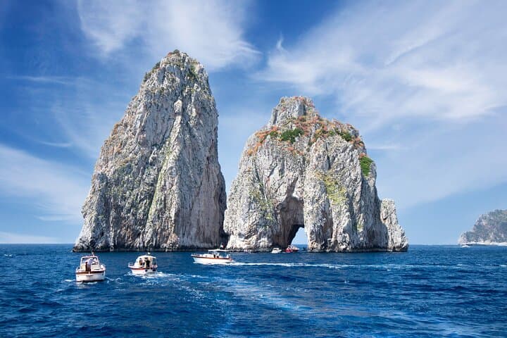 Small Group Tour from Naples to Capri Boat and Land