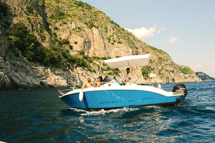From Positano or Praiano: 2H Private Amalfi Coast speed tour