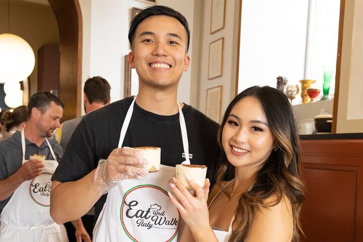 Toasting with our delicious Tiramisù!