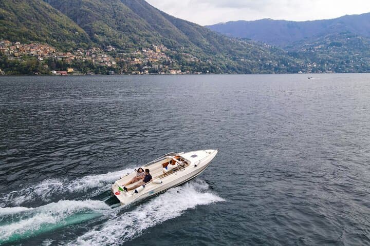 Half day private boat tour on Lake Como