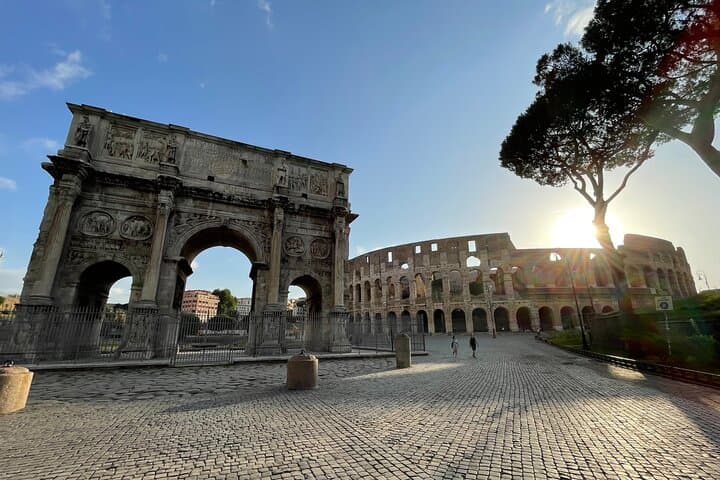 Colosseum and Arch of Constantine