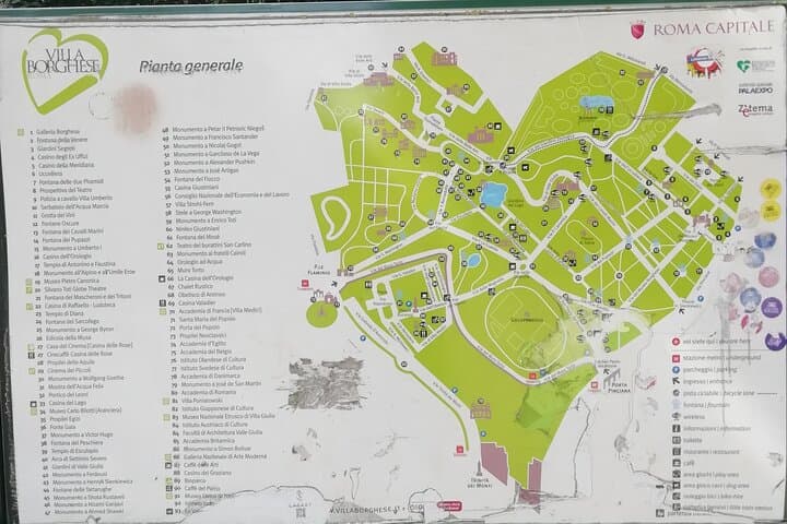 The heart of Villa Borghese