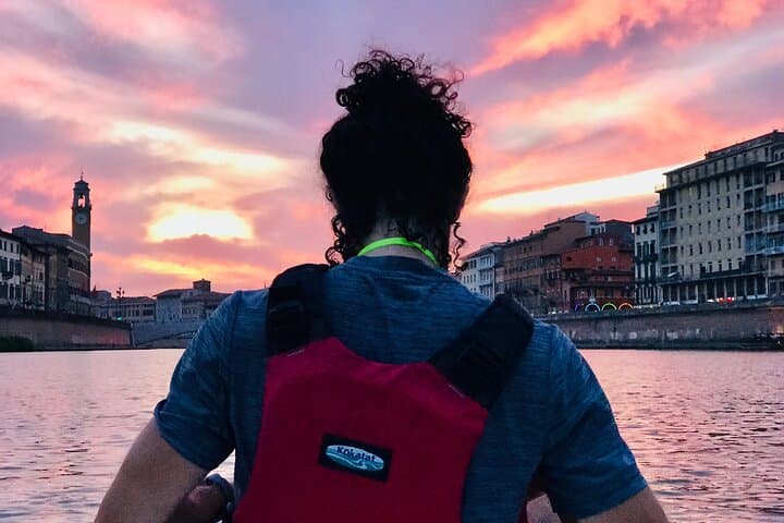 Kayak tour on the river Arno, Pisa (aperitif upon request)