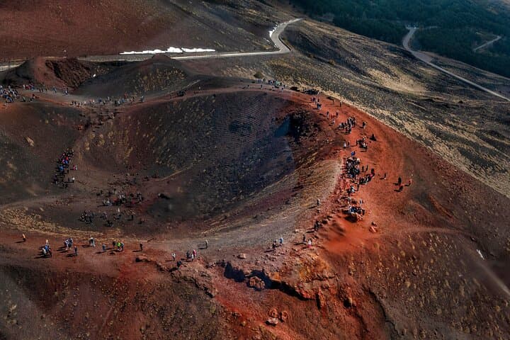 Etna : Group Helicopter Flight (including round trip car transfer)