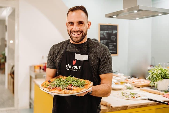 Rome Pizza & Tiramisù Cooking Class with Unlimited Wine
