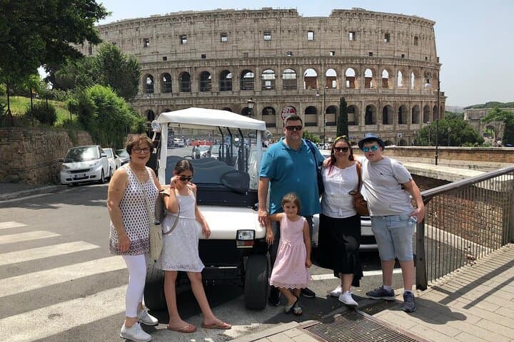 Private Golf Cart Tour in Rome-4 hours