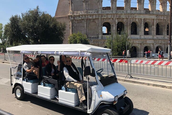 Private Golf Cart Tour in Rome-4 hours