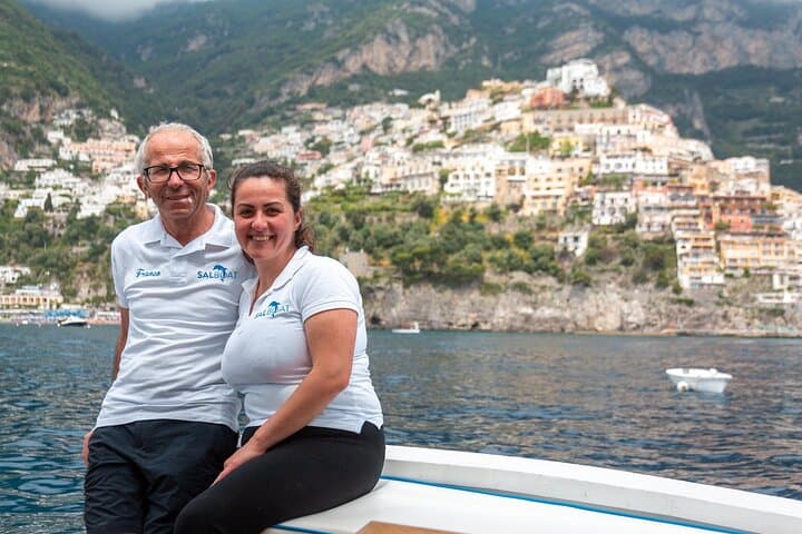 Amalfi Coast Boat Tour from Sorrento: Small Group, Swim & Lunch