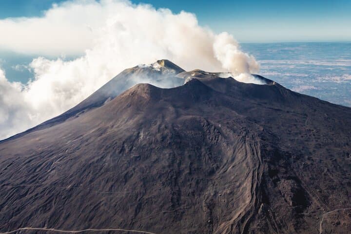 Etna : Group Helicopter Flight (including round trip car transfer)