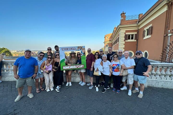 Rome Full Day Private Golf Cart Tour with Hotel Pickup 6 hours