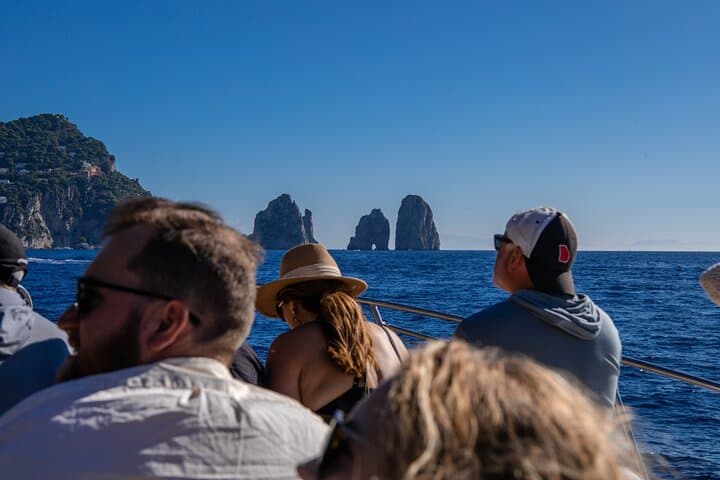Sorrento: Capri Small-Group Boat Tour with Swim & 4 hour ashore