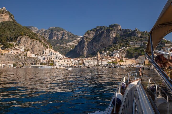 From Sorrento: Amalfi Coast Boat Tour up to 8 people