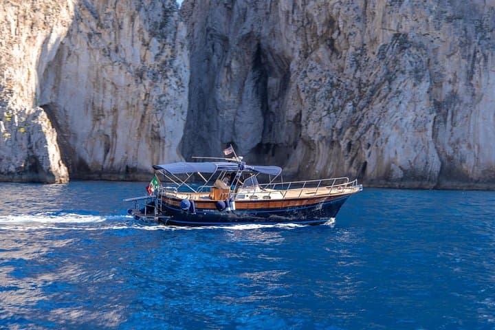 From Sorrento: Amalfi Coast Boat Tour up to 8 people