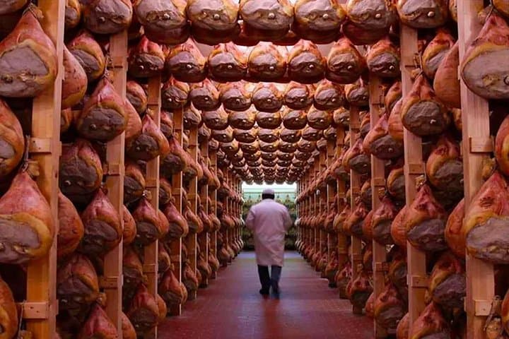 Tour at a Parma Ham Producer