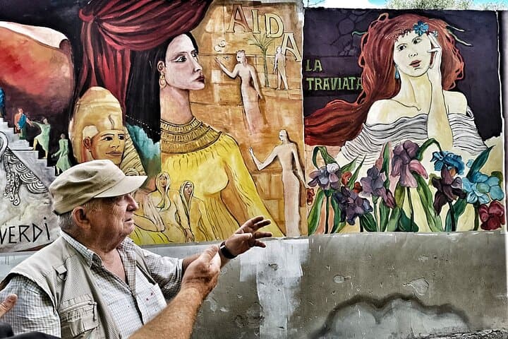 Murales artist Antiogu Cotza, Villamar 2019