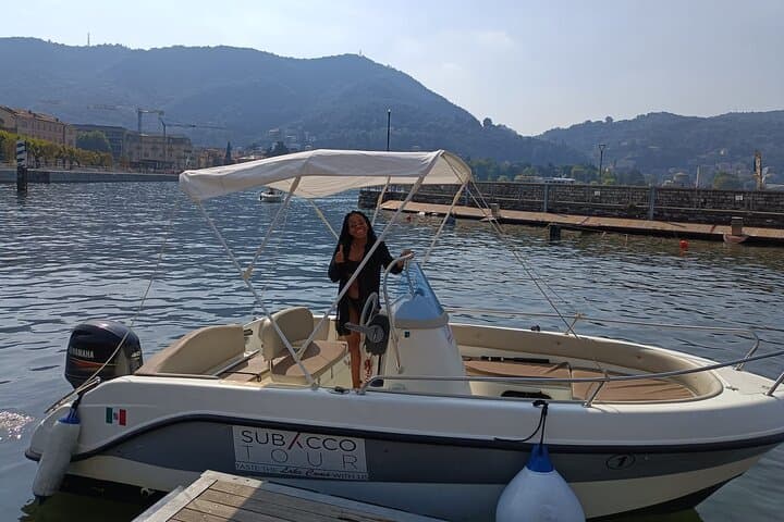 Subacco Boat Rental for 3 Hours on Lake Como