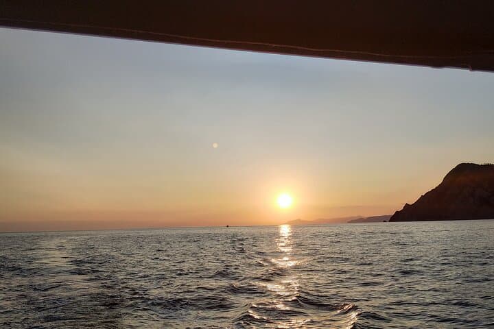 2 Hr Shared Cinque Terre Sunset Cruise with Swim Stop {wine inc!}