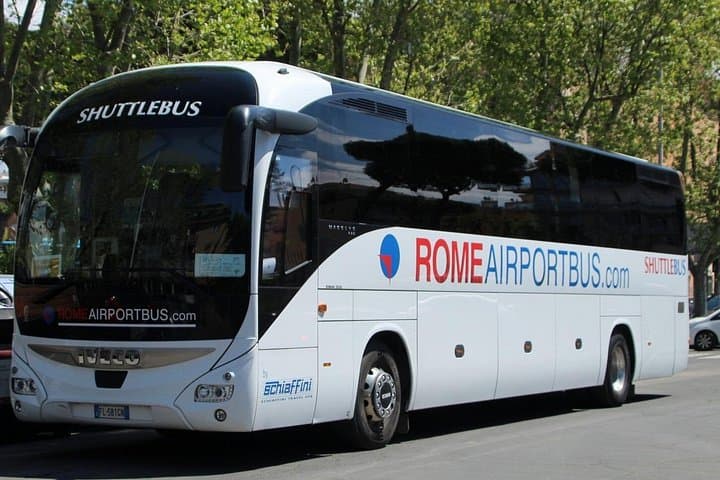 Shuttle Bus between Fiumicino Airport (FCO) and Rome center (Termini)