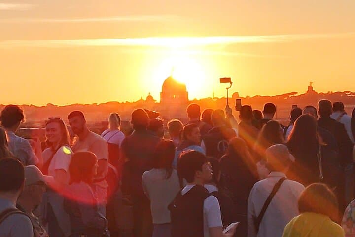 Rome Sunset/Night Golf Cart Private Tour with Gelato (Top Rated)