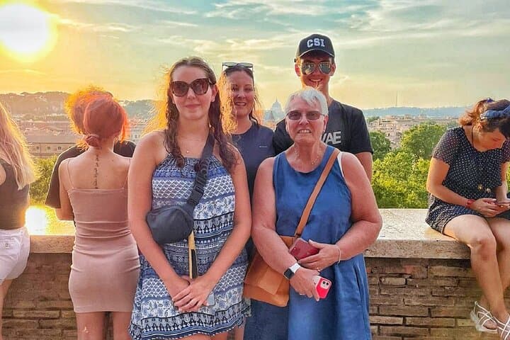 Rome Sunset/Night Golf Cart Private Tour with Gelato (Top Rated)