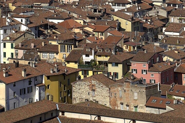 The Roofs of Brescia old town