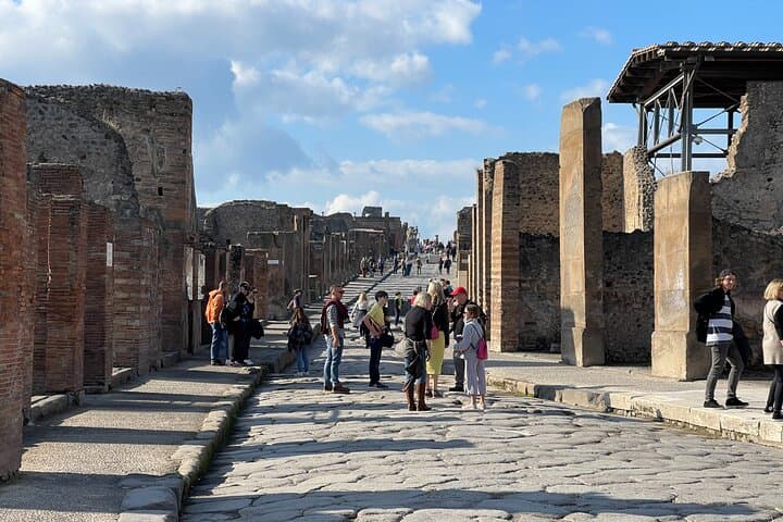 Vip Pompeii & Wine Tasting Tour From Positano All Inclusive