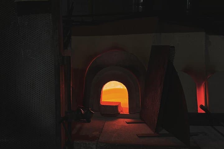 The oven of our Murano Glass Factory