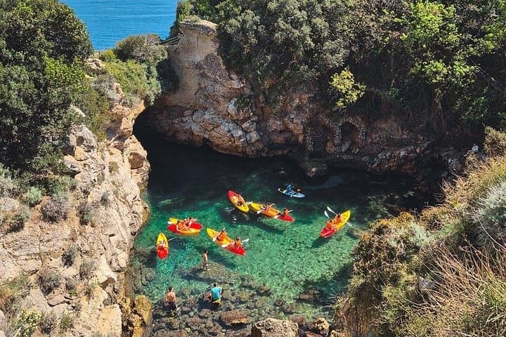 Kayak tour to Bagni Regina Giovanna - Daily and Sunset