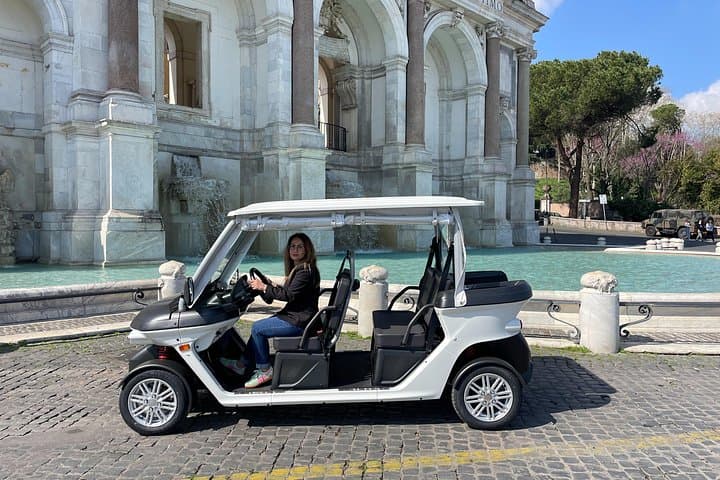Rome: VIP Golf Cart, Trevi Skip-the-Line, Gelato & Supplì